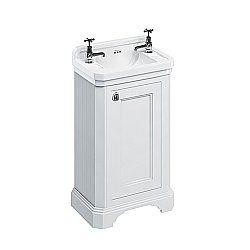 Тумба с раковиной Burlington Classic 51 белая матовая для ванной в интернет-магазине Sanbest