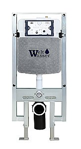 Унитаз с инсталляцией WeltWasser AMBERG 497 ST + MERZBACH 043 MT-BL + AMBERG RD-MT CR купить в интернет-магазине Sanbest