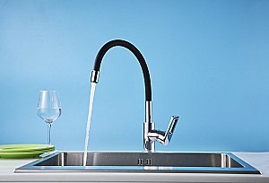 Смеситель для кухни Rossinka Z Z35-35U-Blue купить в интернет-магазине сантехники Sanbest