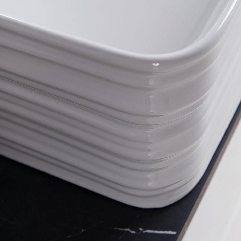 Раковина накладная Belbagno 39,5 BB1421 белая купить в интернет-магазине Sanbest