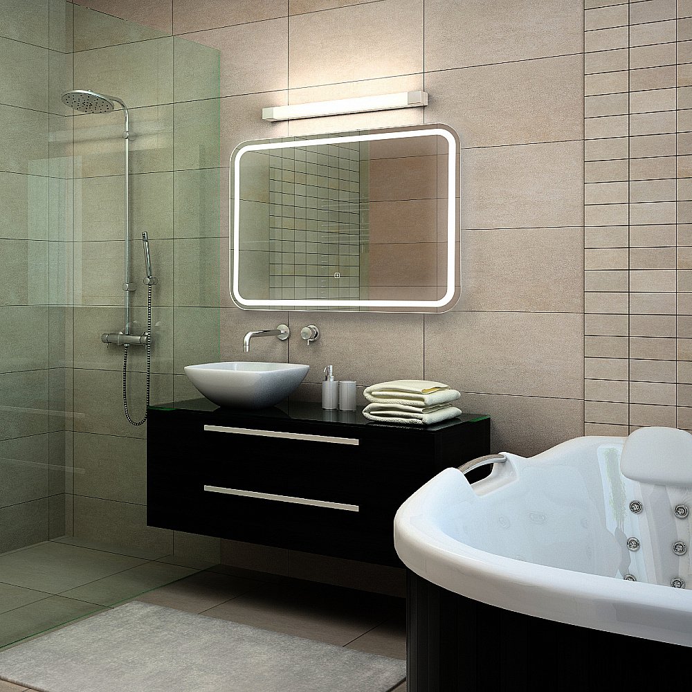 Зеркало ABBER See AG6111S 80x55 в ванную от интернет-магазине сантехники Sanbest