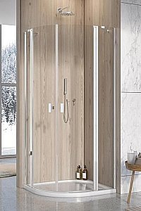 Душевой уголок Radaway NES PDD II 90 стекло прозрачное/профиль хром купить в интернет-магазине Sanbest