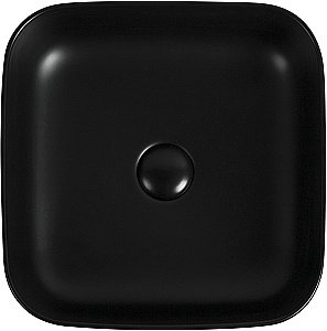 Раковина накладная Aquanet City-1-MB 39 245837 черная матовая купить в интернет-магазине Sanbest