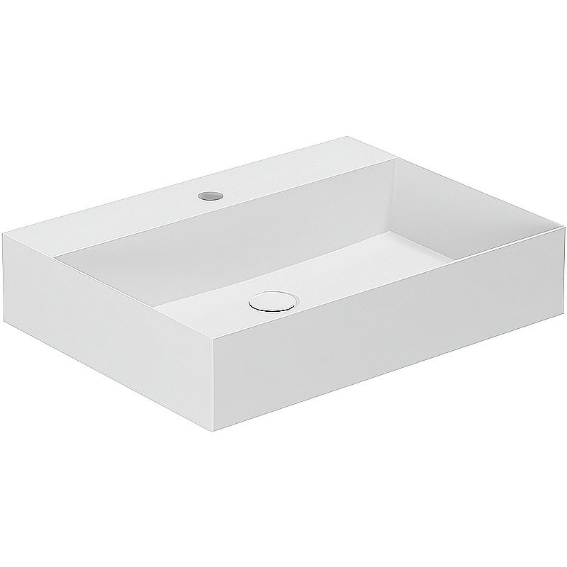 Раковина Azzurra Elegance Squared 60 EQA60M bi*1 белая купить в интернет-магазине Sanbest