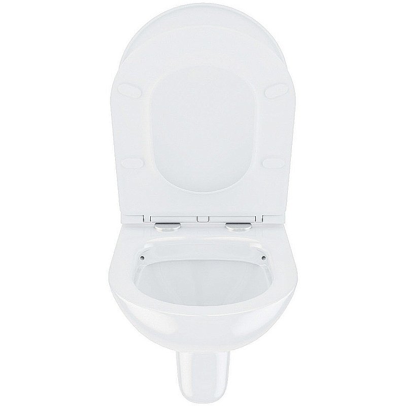 Унитаз подвесной Iddis Zodiac ZDCRDSEi25 безободковый, с крышкой микролифт купить в интернет-магазине Sanbest