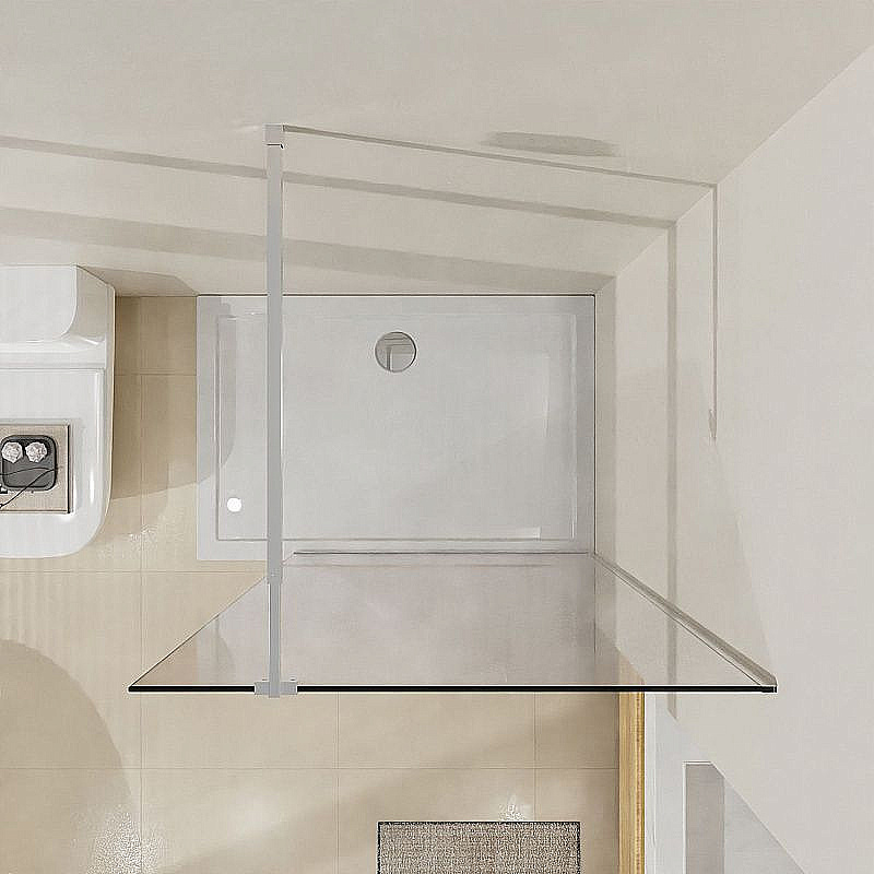 Душевое ограждение Azario Walk-in 120 AZ-251-120-BGL-CL стекло прозрачное/профиль брашированное золото купить в интернет-магазине Sanbest