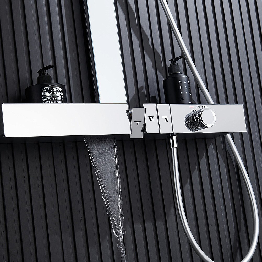 Душевая система Black&White Gravity GH-9005C купить в интернет-магазине сантехники Sanbest