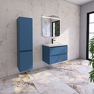 Тумба с раковиной Caprigo Forte 80 два ящика, цвет на выбор/эмаль для ванной в интернет-магазине Sanbest