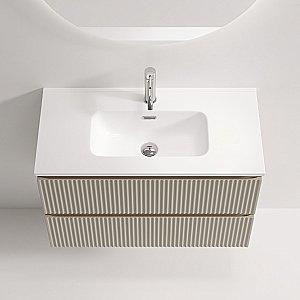 Тумба с раковиной Sancos Snob R SNR80/39CE/CN7026 Beige Soft для ванной в интернет-магазине Sanbest