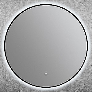 Зеркало Art&Max Sanremo AM-San-700-DS-F-Nero в ванную от интернет-магазине сантехники Sanbest