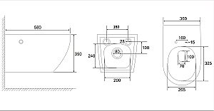 Унитаз подвесной Abber Bequem AC1126P белый, с крышкой микролифт купить в интернет-магазине Sanbest