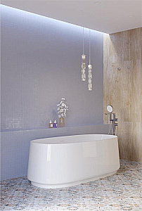 Акриловая ванна Cezares LUX 170х82 CZR-LUX-CENTRAL-170-82-58 белая купить в интернет-магазине Sanbest