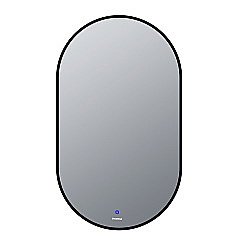 Зеркало с подсветкой Grossman Nero-промо 2450902 черное в ванную от интернет-магазине сантехники Sanbest