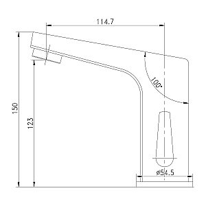 Смеситель для раковины Lemark Project LM4655CE купить в интернет-магазине сантехники Sanbest