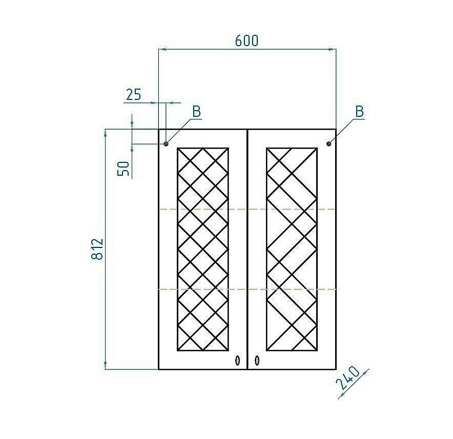 Шкаф подвесной  Style Line Канна 60 для ванной в интернет-магазине сантехники Sanbest