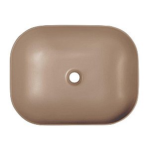 Раковина накладная BelBagno 50 BB1302-H316 бежевая матовая купить в интернет-магазине Sanbest