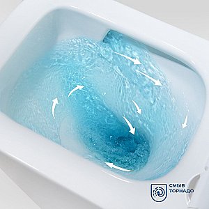 Унитаз подвесной BelBagno DUE-TOR BB5171CH-TOR/SC белый, с крышкой микролифт, безободковый, слив-торнадо купить в интернет-магазине Sanbest