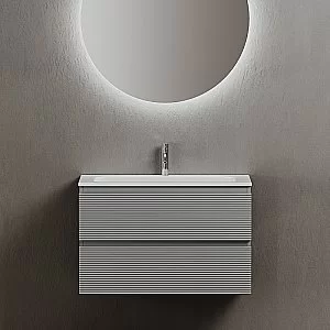 Тумба с раковиной Sancos Folk 80 FL80ES Ergraut soft для ванной в интернет-магазине Sanbest