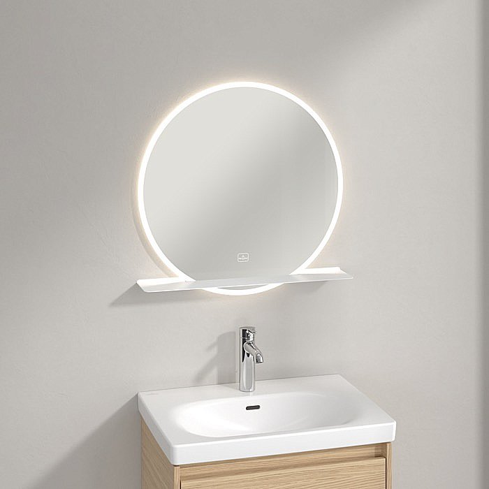 Зеркало Villeroy&Boch More to See Lite+ A4846500 65x65 в ванную от интернет-магазине сантехники Sanbest