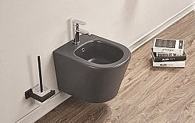 Биде подвесное CeramaLux 5330MDH серый купить в интернет-магазине Sanbest