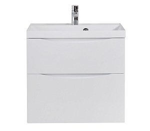 Тумба с раковиной BelBagno MARINO H60-2C-SO-BL-P 70 Bianco Lucido для ванной в интернет-магазине Sanbest