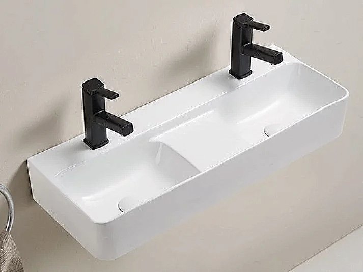 Раковина подвесная CeramaLux N 80,5 78694 белая купить в интернет-магазине Sanbest