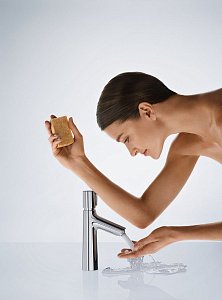 Смеситель для раковины Hansgrohe Talis Select S 100 72043000 купить в интернет-магазине сантехники Sanbest