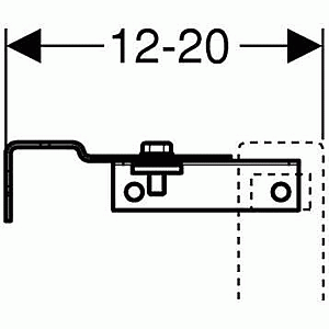 Комплект крепления для инсталляций Geberit Duofix  к стене купить в интернет-магазине сантехники Sanbest