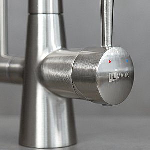 Смеситель для кухни Lemark Comfort LM3075BN-Silver никель/серебро купить в интернет-магазине сантехники Sanbest