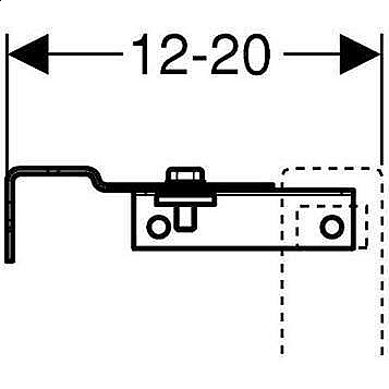 Комплект крепления для инсталляций Geberit Duofix  к стене купить в интернет-магазине сантехники Sanbest
