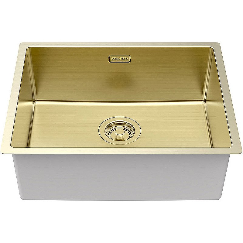Кухонная мойка Paulmark Lassan 54 LA54-LG светлое золото купить в интернет-магазине сантехники Sanbest