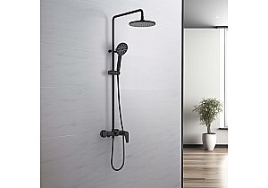 Душевая система Aquatek БЕТТА AQ2140MB черная матовая купить в интернет-магазине сантехники Sanbest