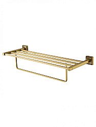 Полотенцедержатель с полкой WONZON & WOGHAND ROMA, Бронза (WW-7281) купить в интернет-магазине сантехники Sanbest