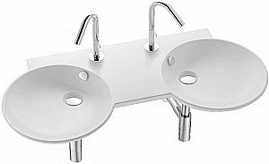 Раковина Jacob Delafon FORMILIA SPHERIK 100 E4502-00 белая купить в интернет-магазине Sanbest