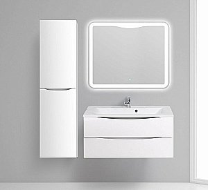 Шкаф BelBagno FLY-MARINO 1500 40 Bianco Lucido для ванной в интернет-магазине сантехники Sanbest