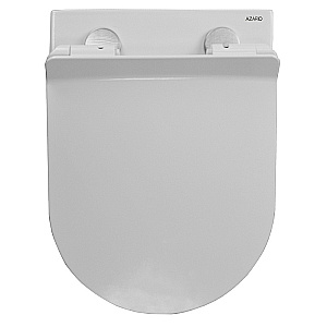 Унитаз подвесной Azario Grado AZ-0046N белый, безободковый, с крышкой микролифт купить в интернет-магазине Sanbest