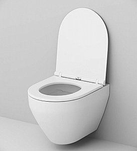 Унитаз подвесной AM.PM Spirit 2.0 IS450A38.701700 белый, безободковый, с инсталляцией купить в интернет-магазине Sanbest