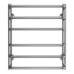 Полотенцесушитель водяной Azario FERRARA П6 500х600 AZ09156 хром купить в интернет-магазине сантехники Sanbest