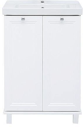Тумба с раковиной Aquanet Амели 261989 60 белый для ванной в интернет-магазине Sanbest