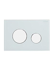 Кнопка для инсталляции Cezares LUX-GB-BIO-C белая глянцевая, белая матовая купить в интернет-магазине сантехники Sanbest