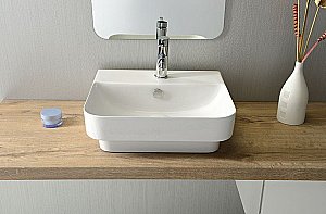 Раковина ISVEA Sott'Aqua 48 10SQ50048SV белая купить в интернет-магазине Sanbest