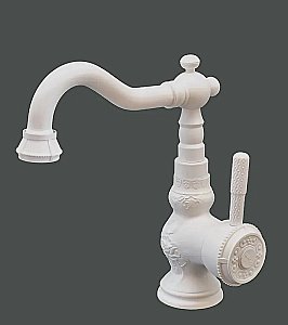 Смеситель для раковины Milacio Pekin MC.501.WH белый купить в интернет-магазине сантехники Sanbest