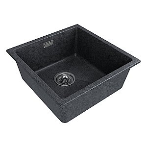 Кухонная мойка Paulmark LUMI 45UNI LU45-DG графит купить в интернет-магазине сантехники Sanbest