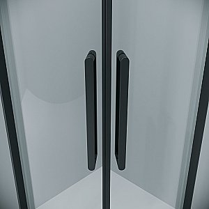 Душевой уголок Grossman Classic 301.K33.04.9090.21.00 100x100 стекло прозрачное/профиль черный матовый купить в интернет-магазине Sanbest