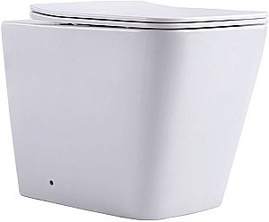 Унитаз приставной Aquanet Rimless Tavr 2.0 F LX-1908 с крышкой микролифт, безободковый купить в интернет-магазине Sanbest