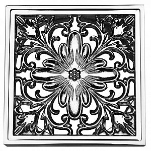 Душевой трап с решеткой Magliezza 957-CR хром купить в интернет-магазине Sanbest