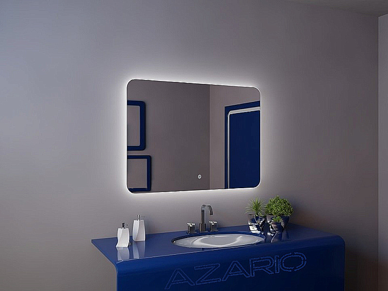 Зеркало Azario Alone Raggio 100х70 CS00078966 зеркальное в ванную от интернет-магазине сантехники Sanbest