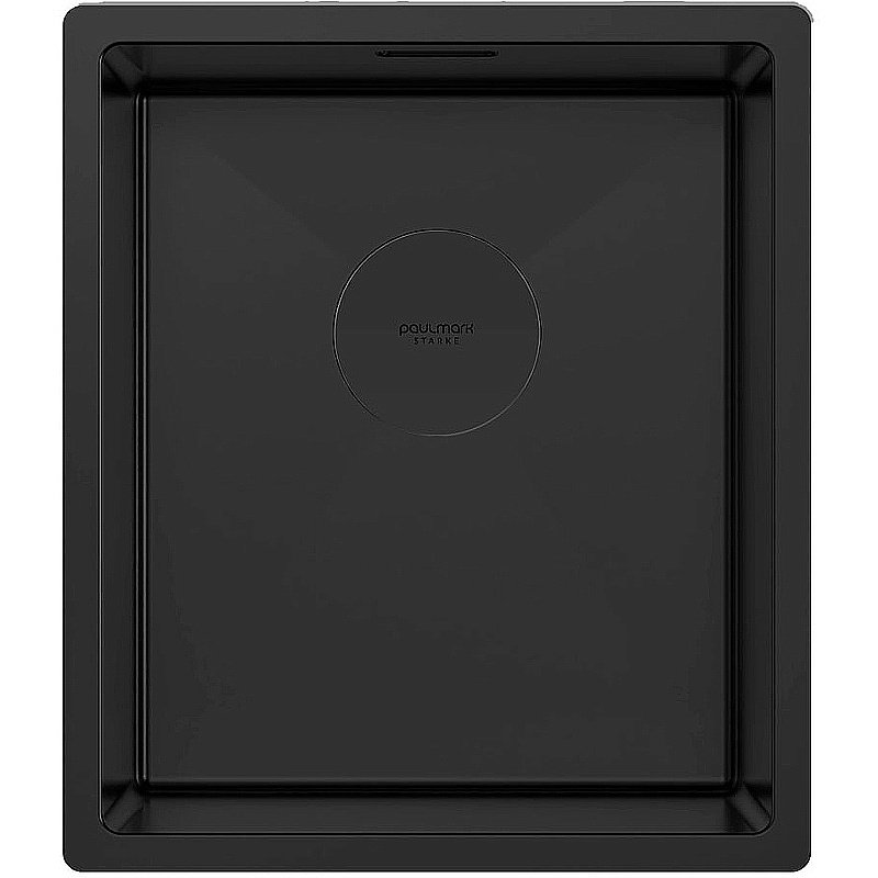 Кухонная мойка Paulmark Next 38 PM213844-MBN черная матовая купить в интернет-магазине сантехники Sanbest