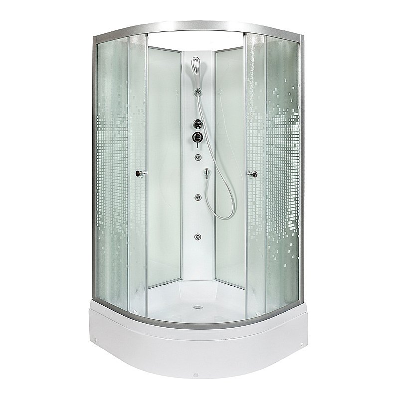 Душевая кабина DTO L780NGM 80х80 без крыши с гидромассажем купить в интернет-магазине Sanbest