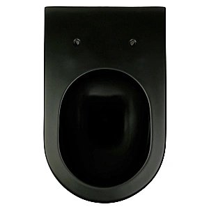 Унитаз приставной Migliore MONACO 32066, черный матовый, безободковый купить в интернет-магазине Sanbest